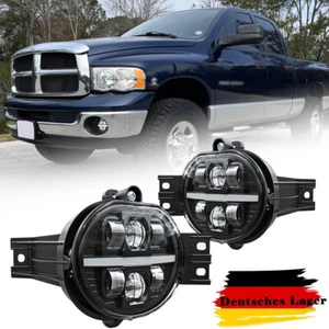 Paar LED Nebelscheinwerfer DRL Für 2002-2008 Dodge Ram 1500 03-09 Ram 2500 3500 - Bild 1 von 9
