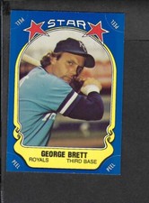 1981 Fleer Star Stickers George Brett # 116 NM-MT