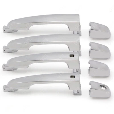 套装 Chrome 4 门外手柄传感器型号适用于三菱 L200 Triton 2015 2018 — 第 1/4 张图片