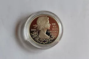 2012 UK 5 POUND SILVER PROOF COIN DIAMOND JUBILEE - Picture 1 of 2