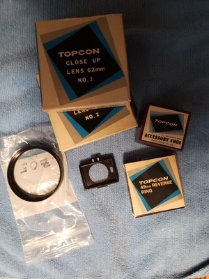 Topcon D,DM,RE Lote de accesorios Ver fotos Foto 1 de 4