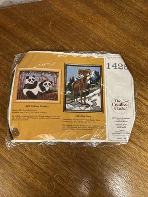 The Creative Circle Crewel Embroidery Kit "Peking Pandas" 1425 - Image 1 of 4