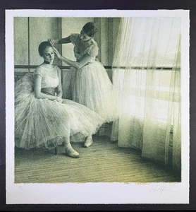 Rare Douglas Hofmann Lithograph Print BEFORE THE BALLET Signed Limited Edition - Picture 1 of 11