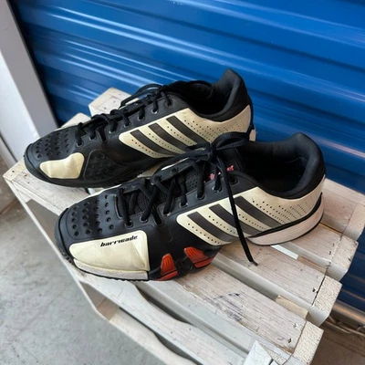 Adidas Barricade Tennis Shoes Men’s Size 11.5 Black White Red – Classic Model - Image 1 of 4