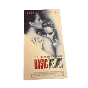 Basic Instinct VHS Demo Promo Screener Michael Douglas 1992 - Picture 1 of 16