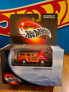 100% Hot Wheels 1948 Merc Woodie Die Cast Limited Edition 2000 🔥D-E - Picture 1 of 8
