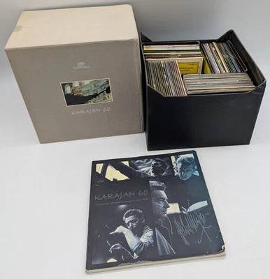 Herbert von Karajan 60 Deutsche Grammophon HUGE CD Box set with 79 of 82 CDs Foto 1 de 4