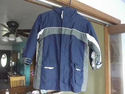 BOYS COAT SIZE 7 OSH KOSH NAVY BLUE GRAY - Image 1 of 3