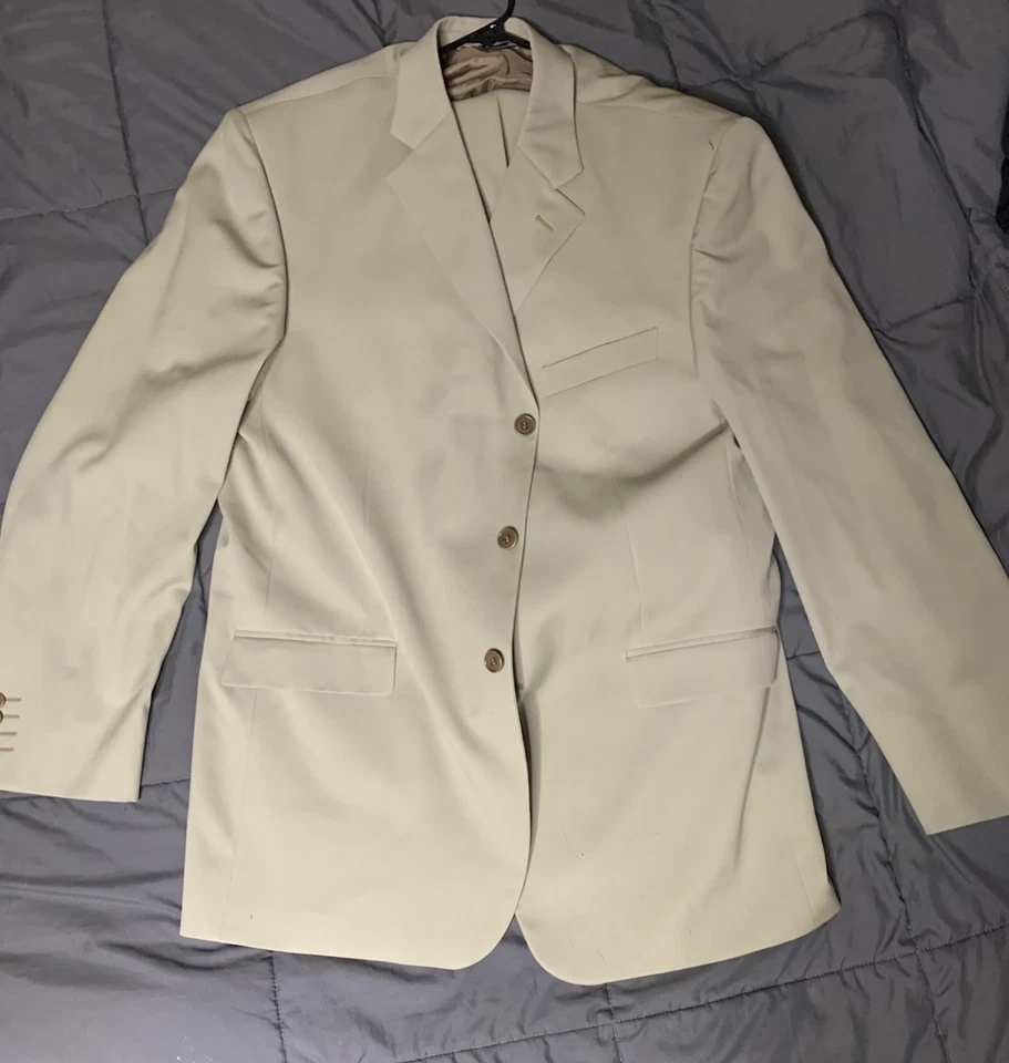 Traje Missoni Crema Hombre Talla 46 L Pantalones Talla 40 Hecho en Italia Traje Foto 1 de 4