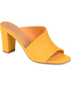 Sandalias para mujer Journee Collection Allea Tru Comfort D'Orsay, mostaza talla 8M - Imagen 1 de 4