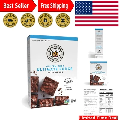 Mezcla de brownie de caramelo sin gluten Kosher certificada de 17 OZ - Paquete de 6 para hornear alegría Foto 1 de 4