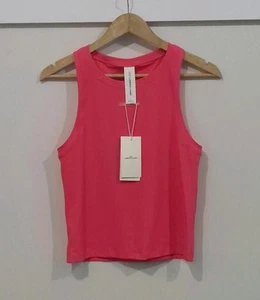 Lorna Jane Dynamic Active Rib Tank Colour Nectarine Size L Brand New With Tags - Picture 1 of 4