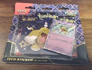 Pokémon TCG Scarlet & Violet Paldean Fates Greavard Tech Sticker Collection NEW - Picture 1 of 3