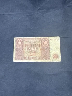 Hrvatska 50 KUNA 1941 E0852959 - Image 1 of 4