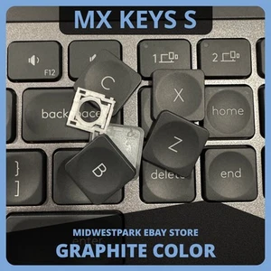 Logitech MX Keys S Keyboard ~ Zamienny klucz i część przełącznika ~ Grafit - Zdjęcie 1 z 28