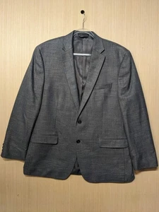 Ralph Lauren Mens Gray Linen Blend Reg Fit Suit Blazer Sport Coat Jacket 44R - Picture 1 of 12