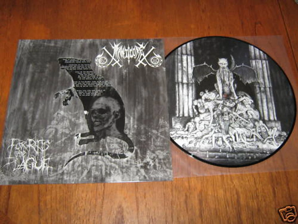 MANTICORE "For Rats and Plague" PIC LP krieg impetigo - Изображение 1 из 1
