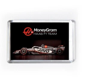 HAAS F1 racing car Formula 1 fridge magnet 7x4.5cm  Hulkenberg, Magnussen - Picture 1 of 4