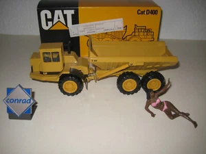 CATERPILLAR D 400 VOLQUETE PIRÁMIDE LOGO #2862.2 CONRAD 1:50 EMBALAJE ORIGINAL - Imagen 1 de 4