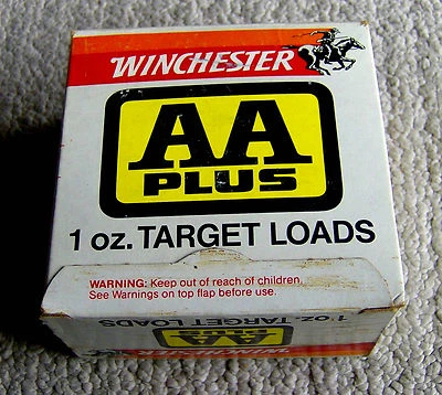 vintage 1970s WINCHESTER shotgun shell box AA PLUS 12 gauge target EMPTY retro - Image 1 of 3