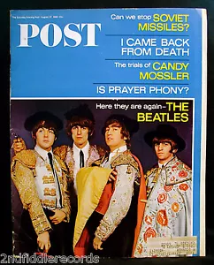 THE BEATLES-Rare Vintage POST MAGAZINE-August 27, 1966-British Invasion - Picture 1 of 1