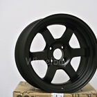 1 Pc Only  Rota Wheel Grid V 15x8 4x100 +0  Flat Black