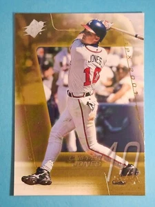 2001 Upper Deck SPx Chipper Jones Atlanta Braves #44 ⚾ - Picture 1 of 2