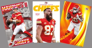 Kansas City Chiefs NFL Football Posters 3-POSTER COMBO SET Mahomes Kelce Pacheco - Picture 1 of 1