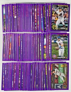 2024 Topps Series 1 - Meijer Purple Parallels PICK YOUR PLAYER - Combined Ship - Picture 1 of 257