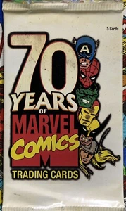 (1) 2010 70 Years of Marvel Comics Sealed Pack - Picture 1 of 2