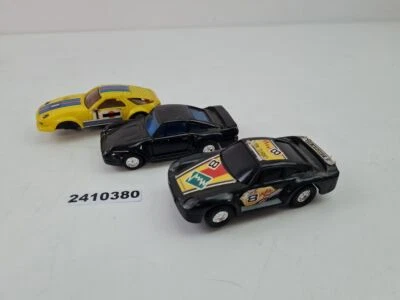 3x Rennautos für Autorennbahn Porsche Made in China Spielzeug #2410380 - Bild 1 von 4