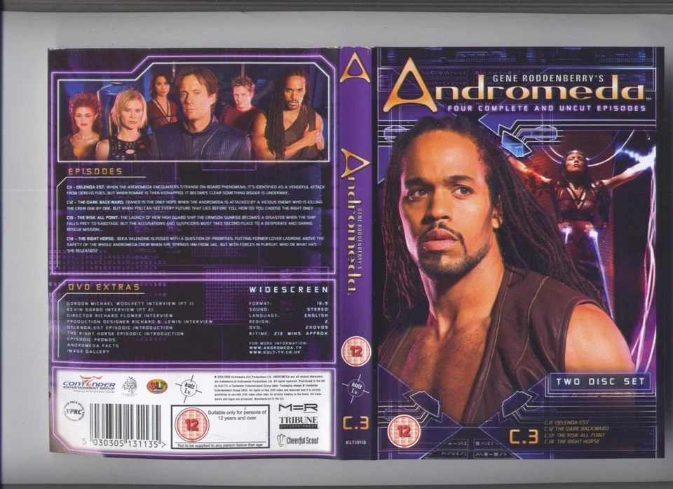 Gene Roddenberry's Andromeda  Season Three 3 C.3  DVD's - Image 1 of 1