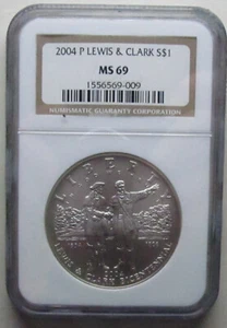 2004-P Lewis & Clark Dollar Coin - NGC Graded MS-69 - Picture 1 of 2