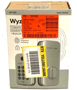 Wyze Smart Lock Fingerprint Bluetooth Deadbolt App Control Satin Nickel WLCKB1-S - Picture 1 of 5