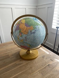 Vintage Replogle World Nation Series 12 Inch Diameter Tilt Globe NICE FREE SHIP - Picture 1 of 12
