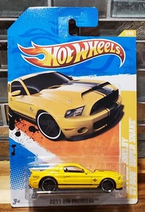 Hot Wheels 2011 New Models 3/50 '10 Ford Shelby GT 500 Super Snake 3/244 Yellow - Picture 1 of 4