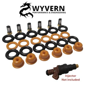 6x VW Golf Passat Corrado VR6 2.8L 2.9L FUEL INJECTOR SERVICE OVERHAUL KIT - Picture 1 of 7