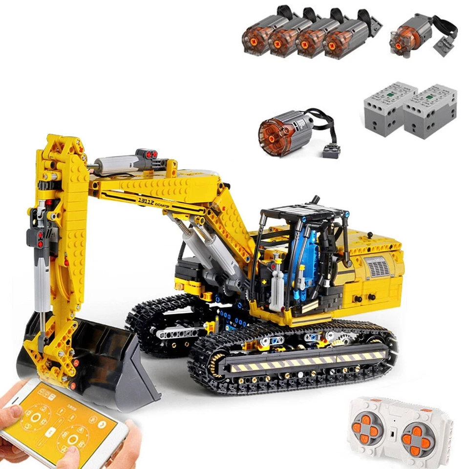 Mould King Mechanical Excavator Clamp Blocks Set - Remote Controlled (13112) - Image 1 of 1