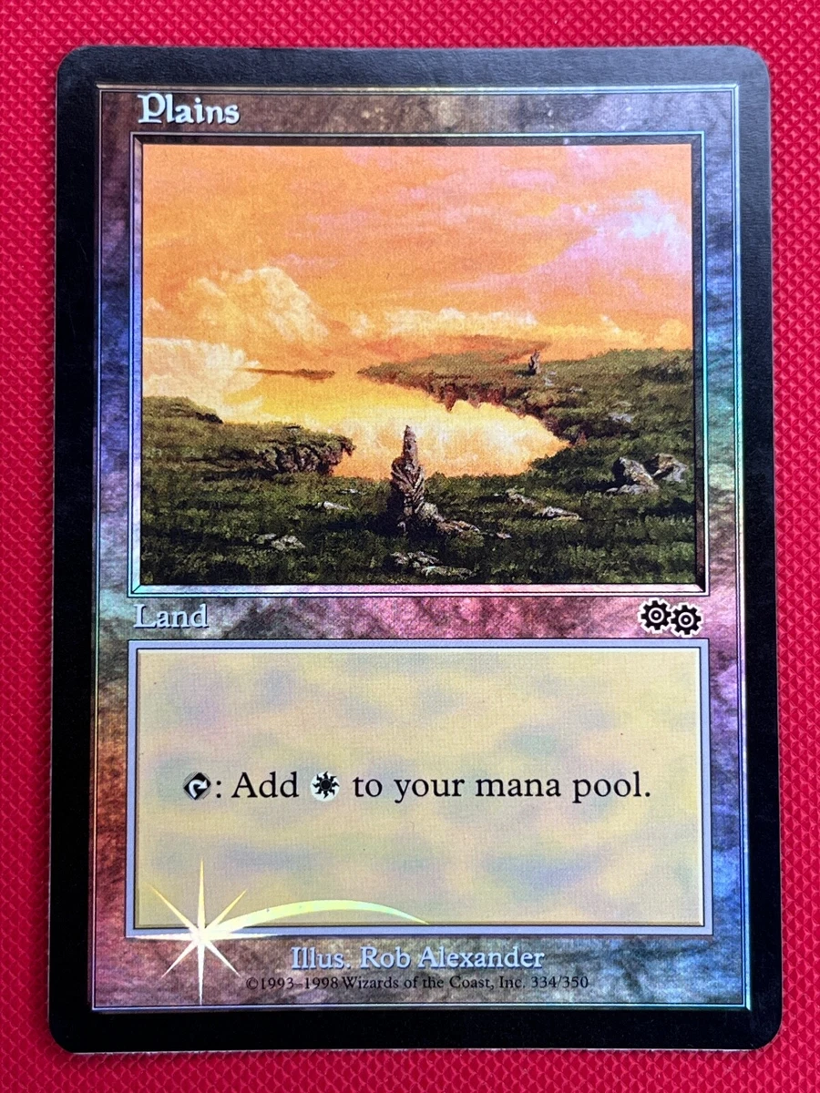 Land Foil Magic: The Gathering Urza's Saga Individual Collectible