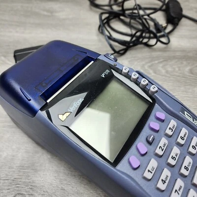 Verifone VX-570 OMNI 5750 Credit Card Machine with power supply  - Image 1 of 4
