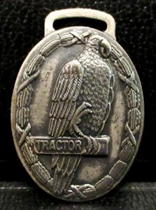Parrett Tractor Co Pocket Watch Fob 25th National Show 1989 Hoover's Parrot Bird - Picture 1 of 3