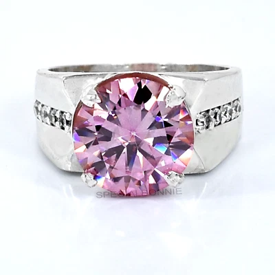 Anillo solitario de diamantes rosas certificado 6,20 quilates - Envío gratuito y tarifas Foto 1 de 4