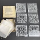 Lucite Coasters Set Of 6 Vintage By National Trust For Historic Preservation