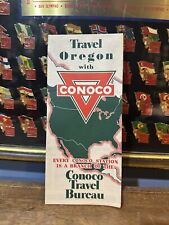 1933 Conoco Road Map: Oregon NOS