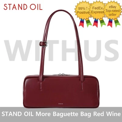 Bolso Baguette STAND OIL More Vino Tinto Bolso de Hombro para Mujer - Seguimiento_ Foto 1 de 4