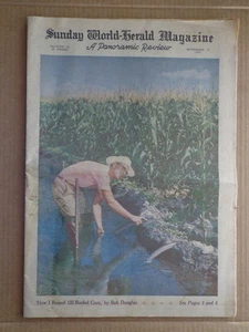Sonntag NEBRASKA Zeitung PANORAMA Nov 1955 CORN FARMER - Iowa CASS Page County - Bild 1 von 4