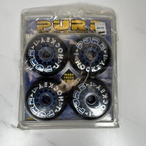 Pure Hockey 82A 76MM Wheels Black Blue New Old Stock Open Box Street Inline - Picture 1 of 4