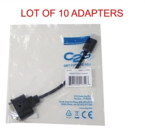 NEW Lot of 10 C2G Cables 2 Go 41352 HDMI Male to Dual Link DVI-D Female Cable - Picture 1 of 1