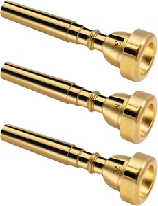 3Pack Trumpet Mouthpiece 3C 5C 7C Trumpet Accessories, Brass Trumpet Mouthpiece - Picture 1 of 6