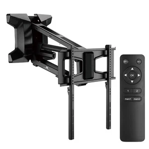 Staffa elettrica per TV a parete Telecomando incluso Regolazione Altezza - Imagen 1 de 11